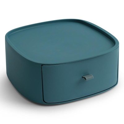 Japanese-style desktop storage box, cosmetics, toiletries, toys, storage basket with lid, kitchen spice, sundries sorting box - 图片 2