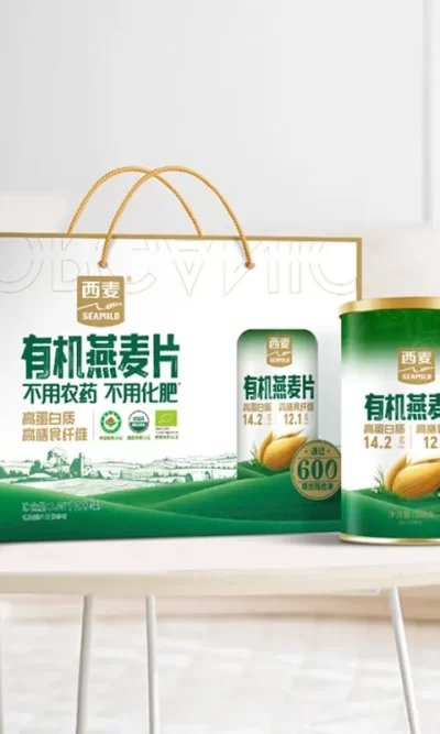 这是【有机纯燕麦】非一般麦片，中国欧盟美国三重有机认证，零蔗糖，零激素，零化肥，零农药，高蛋白14.2g