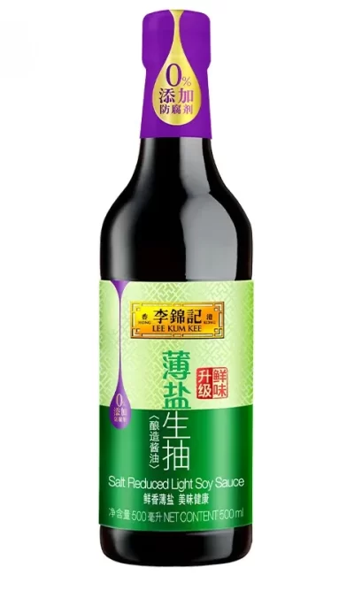 李锦记薄盐生抽500ml厂家包邮4.95元瓶